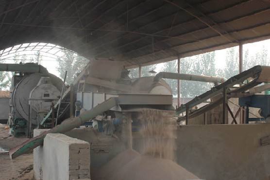 泰安砂子烘干機(jī)現(xiàn)場(chǎng)